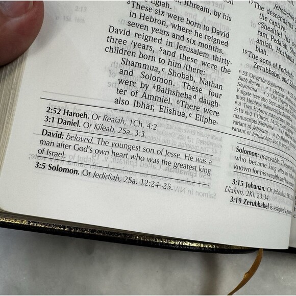 Holy Bible Scofield Study System NIV Red Letter Thumb Index Oxford Press 2004 - Picture 9 of 14